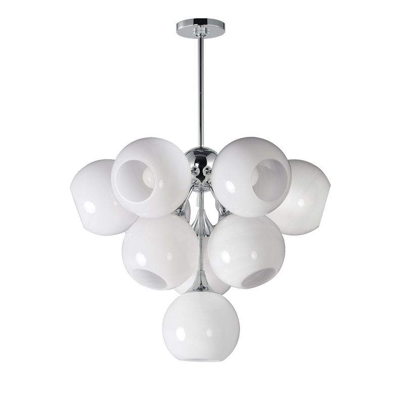 Neve 10-Light Pendant Polished Chrome