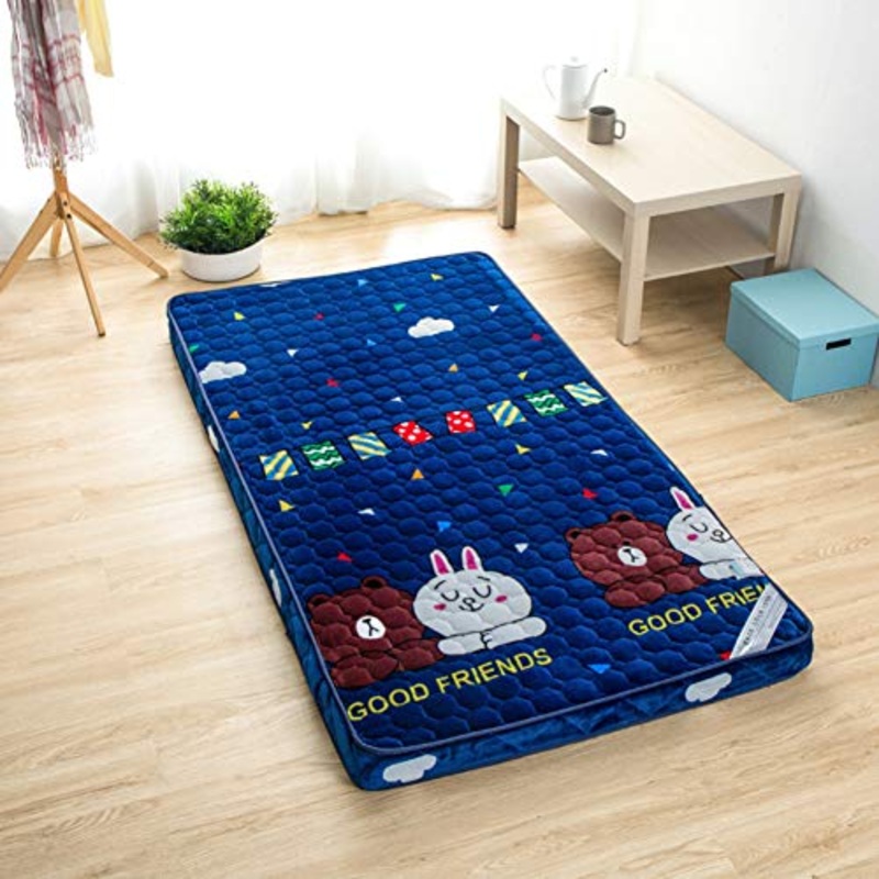 Nileco Stuoia del Pavimento di Tatami di Sonno, Addensare Affquinati Futon Mattress Pad Dormitorio Studentesco Traspirabilit Memory Foam Coprimaterasso Morbido Materasso-b 150x200cm(59x87inch)