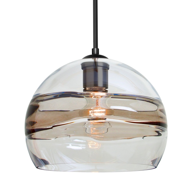 Besa 1JT-SPIR10SC-BK Besa Spirit 10 Pendant One Light Pendant Black