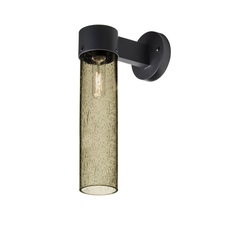 Besa JUNI16LT-WALL-BK Juni One Light Outdoor Wall Sconce Black