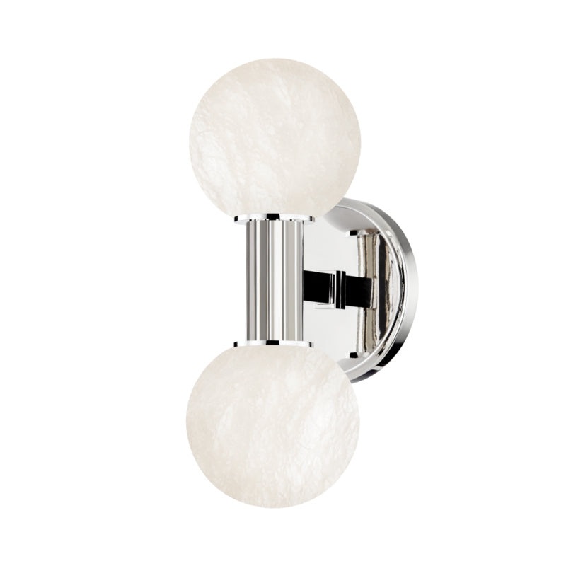 LED Wall Sconce from the Murray Hill Collection in Polished Nickel Finish by Hudson Valley