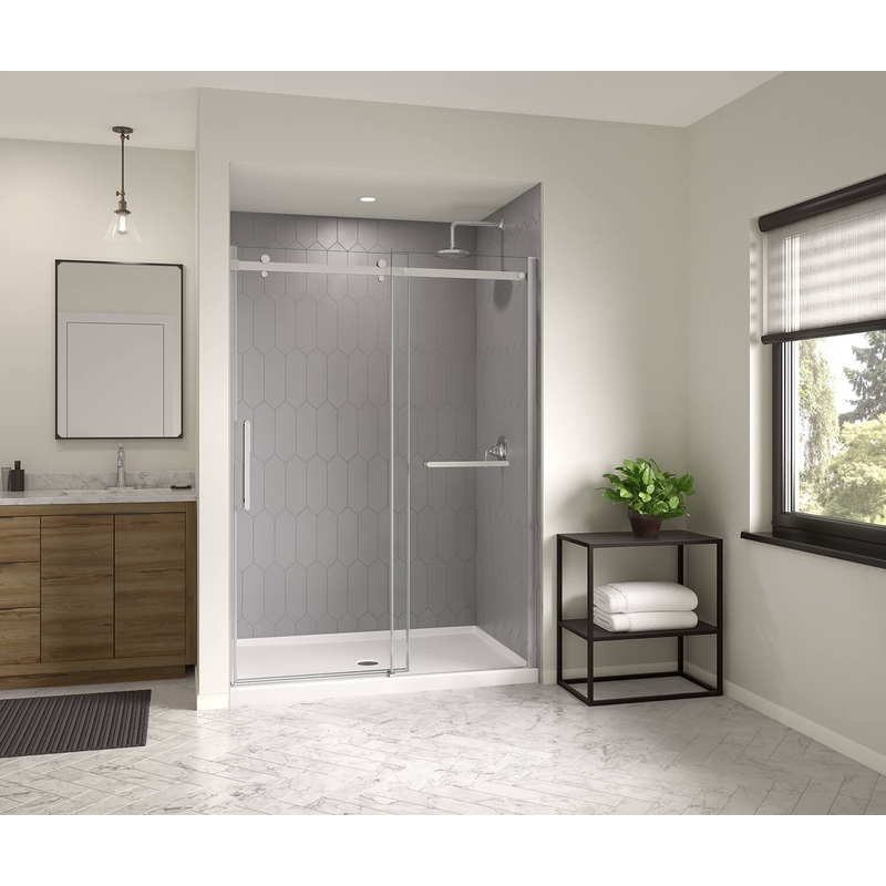 MAAX 106764-000-002-000 Icon 6042 AcrylX Alcove Shower Base with Center Drain in White