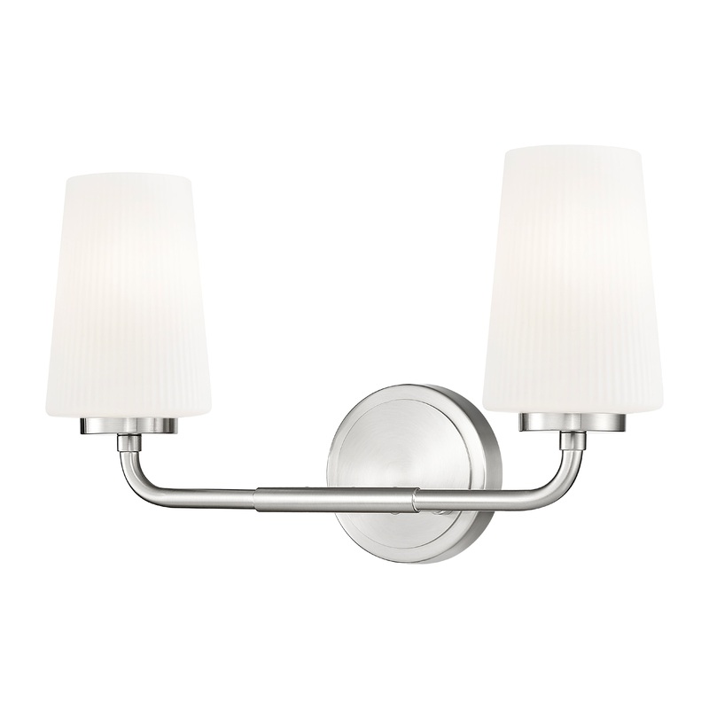 Montford 2-Light Vanity Brushed Nickel
