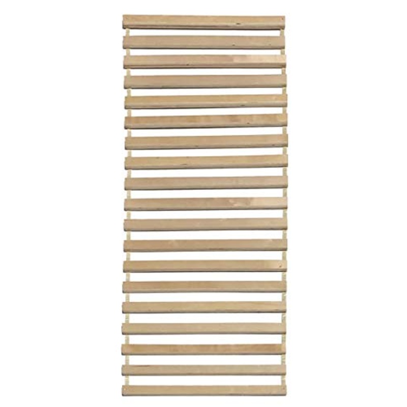 Reti a doghe srotolabili/avvolgibili Senza Telaio in Legno di Betulla. Misura 90 x 195/200cm. Le doghe Sono diritte, Adatte a Tutti i materassi.