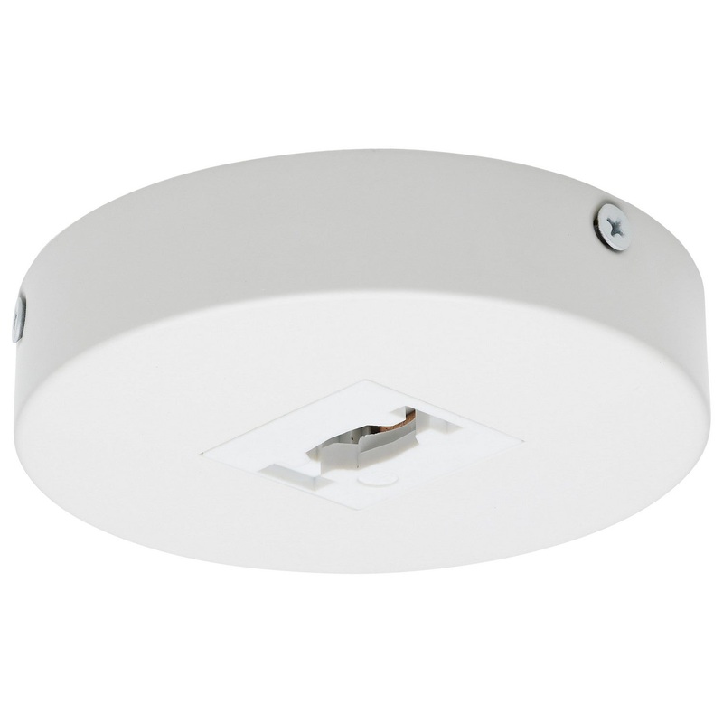 Single Monopoint Adapter in White Finish by Nuvo Lighting