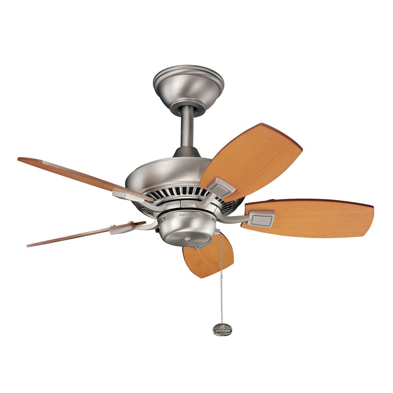 30″Ceiling Fan from the Canfield Collection in Brushed Nickel Finish by Kichler