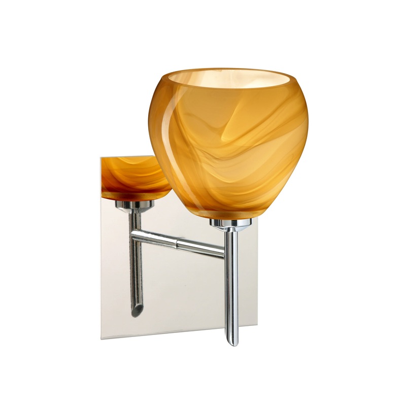 Besa 1SW-5605HN-CR-SQ Tay Tay One Light Wall Sconce Chrome