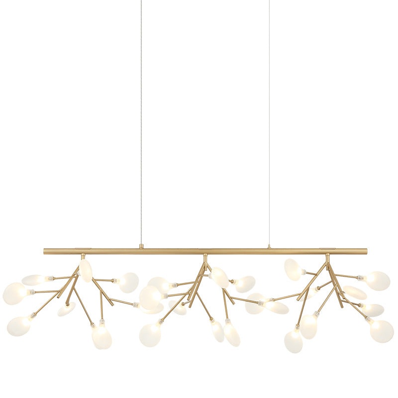 Hydrangea Bloom 27-Light Pendant Gold