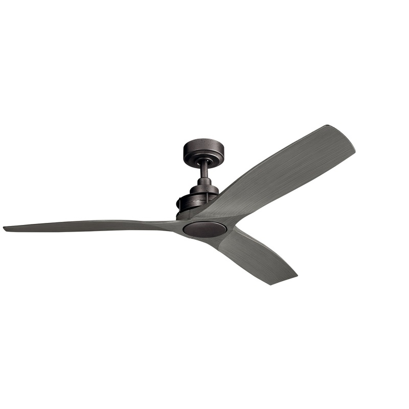 Kichler 300356AVI 56″ Ceiling Fan, Anvil Iron