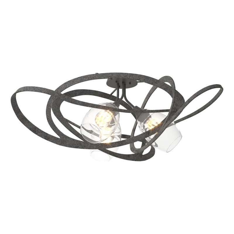 Nest Semi-Flush Natural Iron