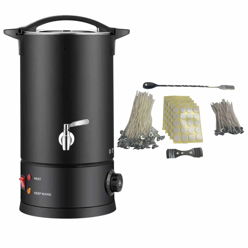 10L Candle Wax Heater Black With Tap And Accessories – Candle Wax Melter