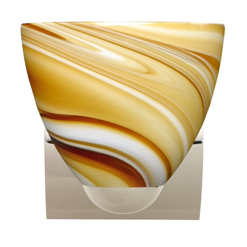 One Light Wall Sconce from the Sasha Collection in Chrome Finish by Besa