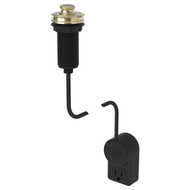 Air Activation Switch Taft Disposer with Power Adapter French Gold PVD Brass