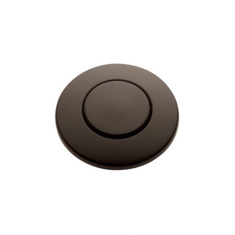 Air Switch Button 1-3/4 Inch Oil Rubbed Bronze Plastic for Garbage Disposal