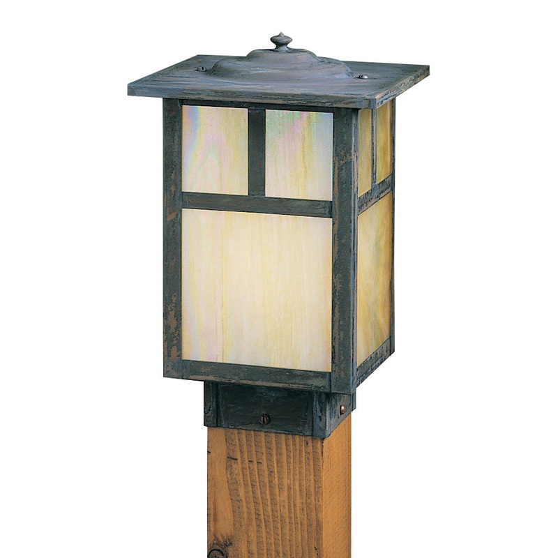 Arroyo MPC-7TGW-MB Mission One Light Post Cap Mission Brown