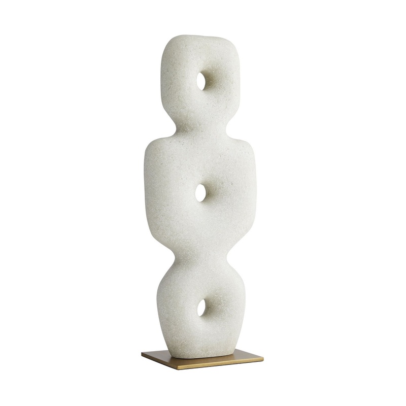 Arteriors 9220 Aspen Sculpture White