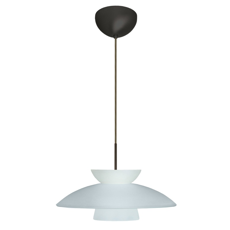 Besa 1JC-451325-LED-BR Trilo One Light Pendant Bronze
