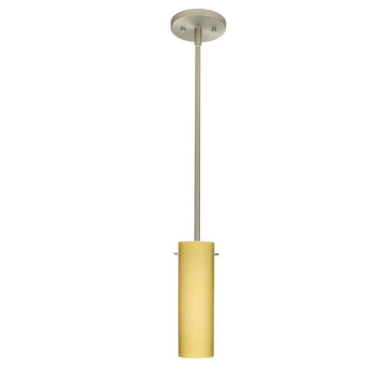 Besa 1TT-4930VM-HAL-SN Copa One Light Pendant Satin Nickel (Discontinued)