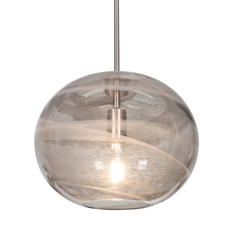 Besa 1TT-GENOSM-EDIL-SN Geno LED Pendant Satin Nickel