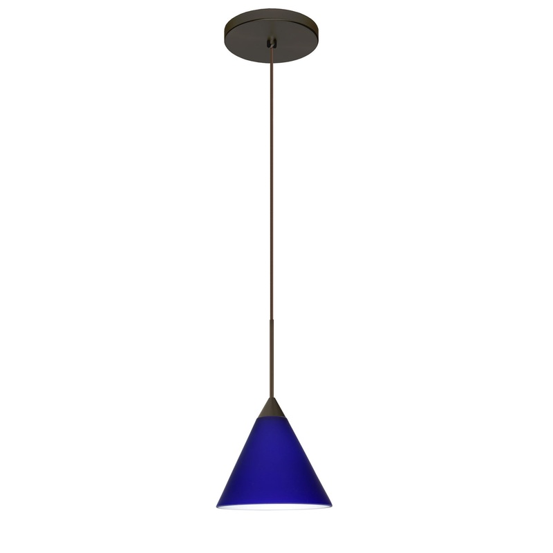 Besa 1XT-5121CM-BR Kani One Light Pendant Bronze (Discontinued)