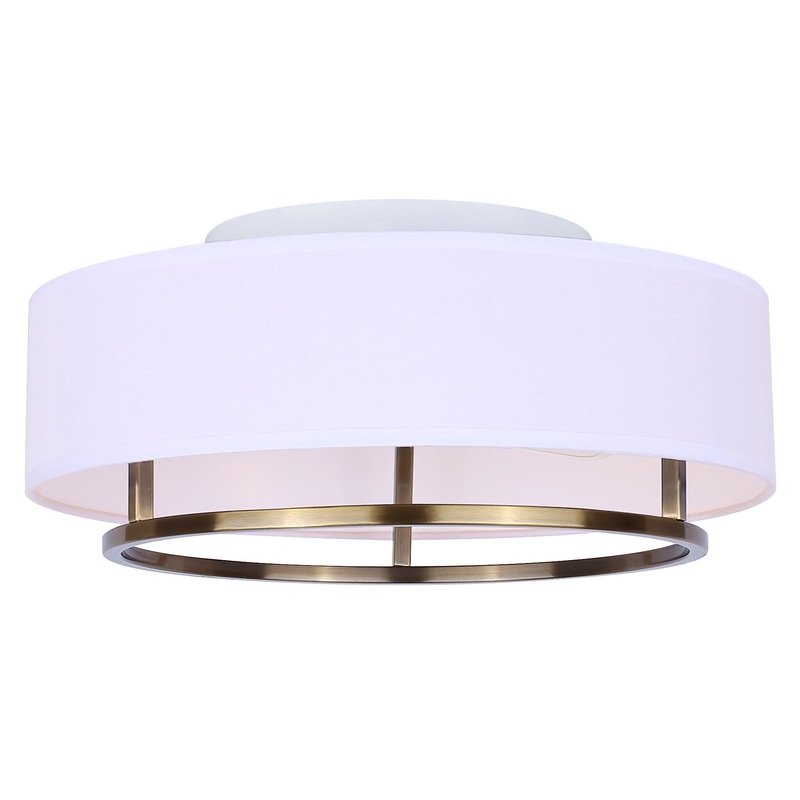 Bonnie 2-Light Flush Mount Gold