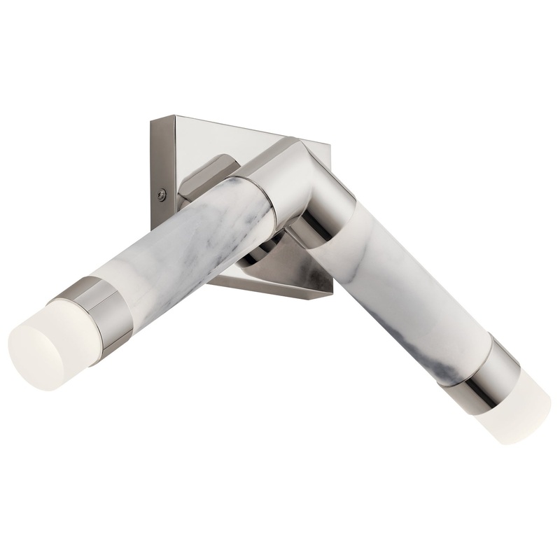 LED Wall Sconce from the Avedu Collection in Polished Nickel Finish by Kichler