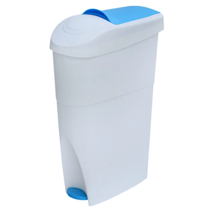 Sanitary Bin with Paddle Sky-Blue – 18L