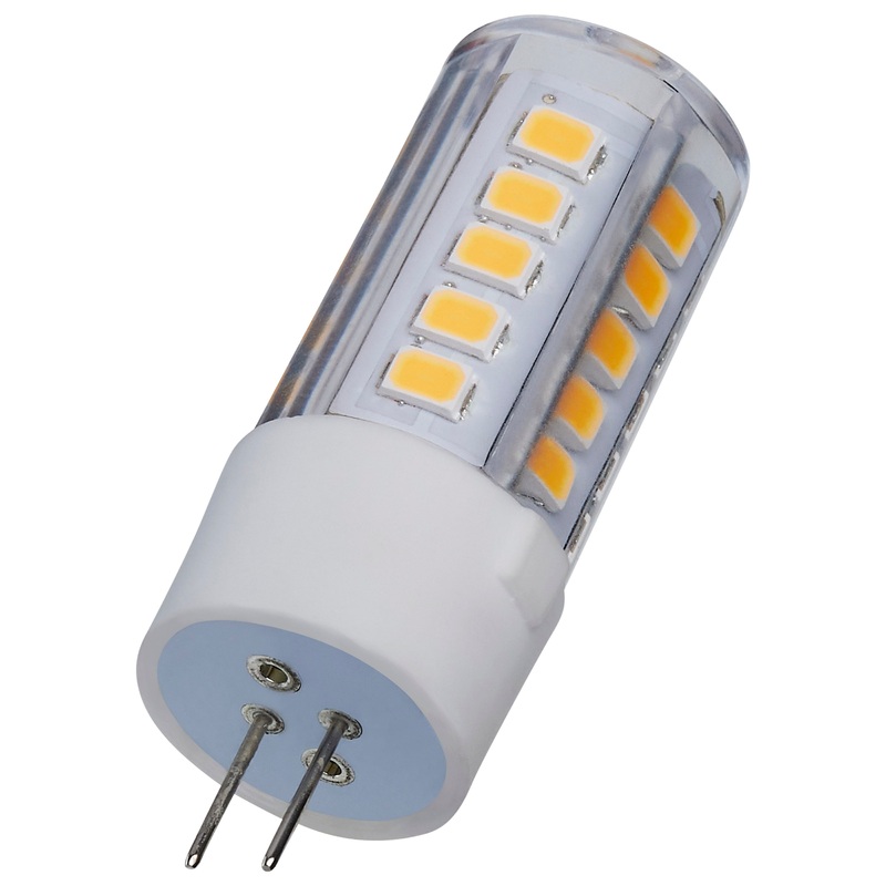 4.5 Watt T6 LED – Clear Finish – Bi Pin G4 Base – 3000K – 12 Volt Light Bulb by Satco