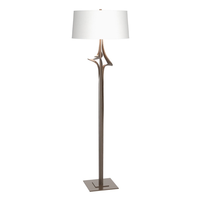 Antasia Floor Lamp Bronze Natural Anna Shade (SF)
