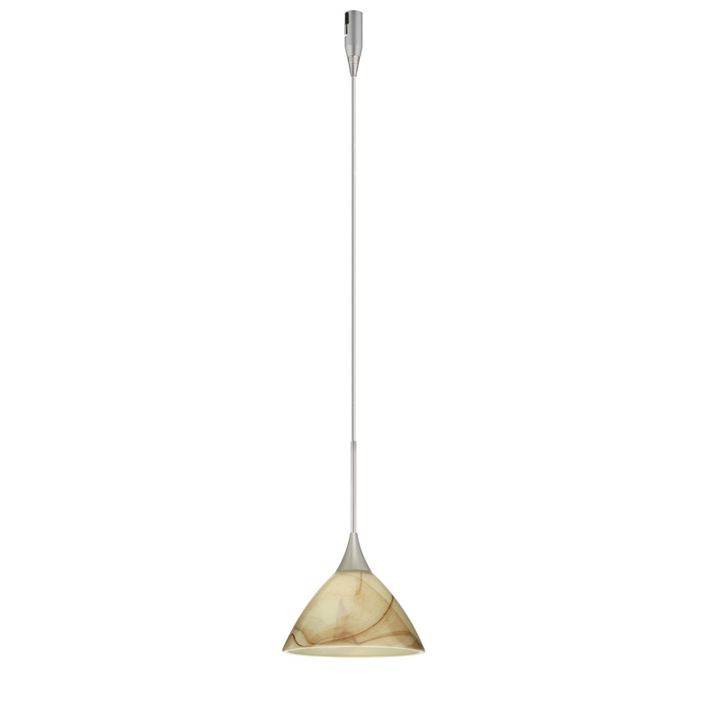 Besa RXP-174383-SN Domi One Light Pendant Satin Nickel