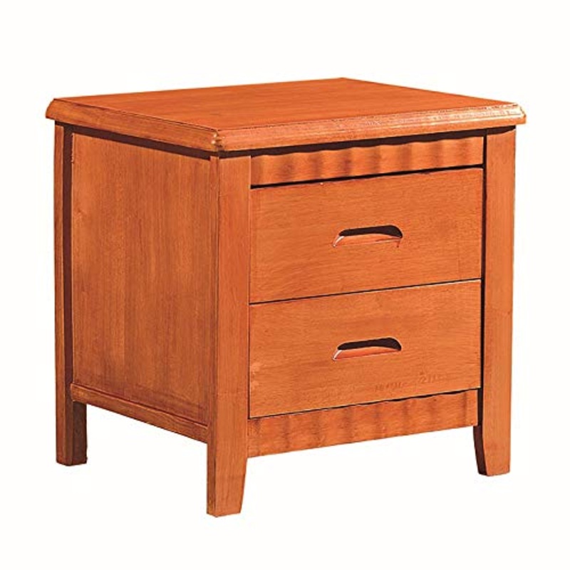 Heqianqian, comodino moderno e minimalista, armadietto da comodino, capienza: 51 x 42 x 51 cm, facile installazione, Legno, Marrone, taglia unica