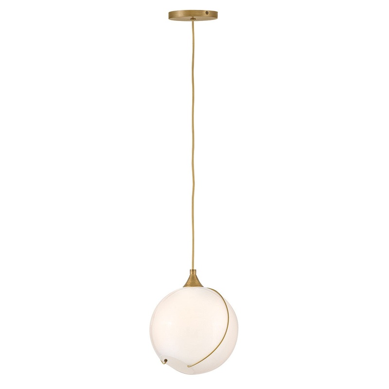 LED Pendant from the Skye Collection in Heritage Brass Finish by Hinkley