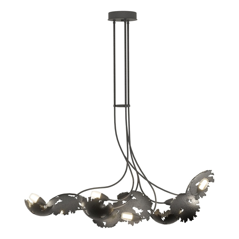 Pangea 6-Light Linear Pendant Natural Iron