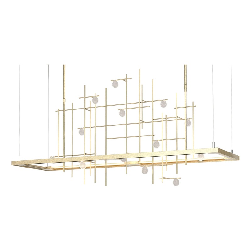 Spring LED Pendant Soft Gold