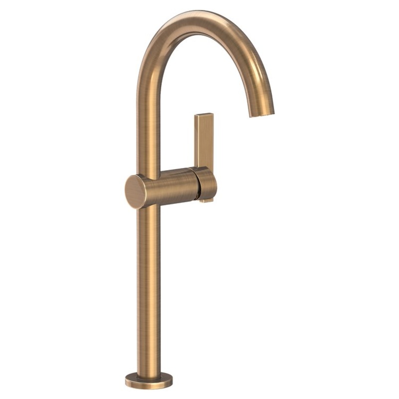 Vessel Faucet Priya 1 Lever ADA Antique Brass 1.2 Gallons per Minute