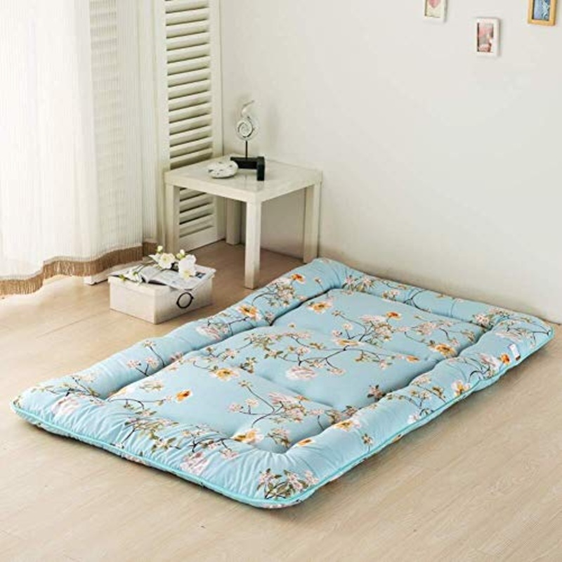 Huan Futon Giapponese Materasso, Traspirante Tatami Fold Materasso futon Tatami traspirabilit e Comfort Trapuntato Equipaggiata Pieghevole futon Sonno Tappetino (Size : 90x200cm(35x79inch))