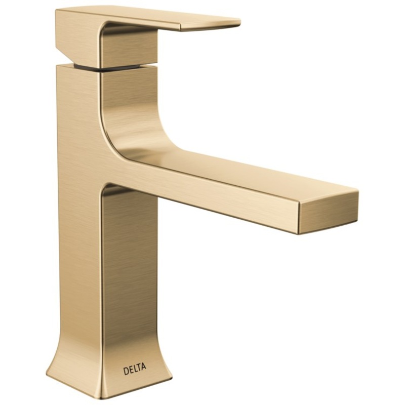 Lavatory Faucet Velum 1 Lever ADA WaterSense Brilliance Champagne Bronze 1.2 Gallons per Minute 4-7/16 Inch