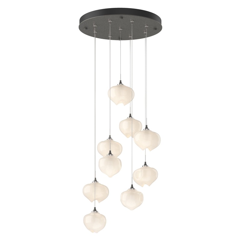 Ume 9-Light Pendant Natural Iron