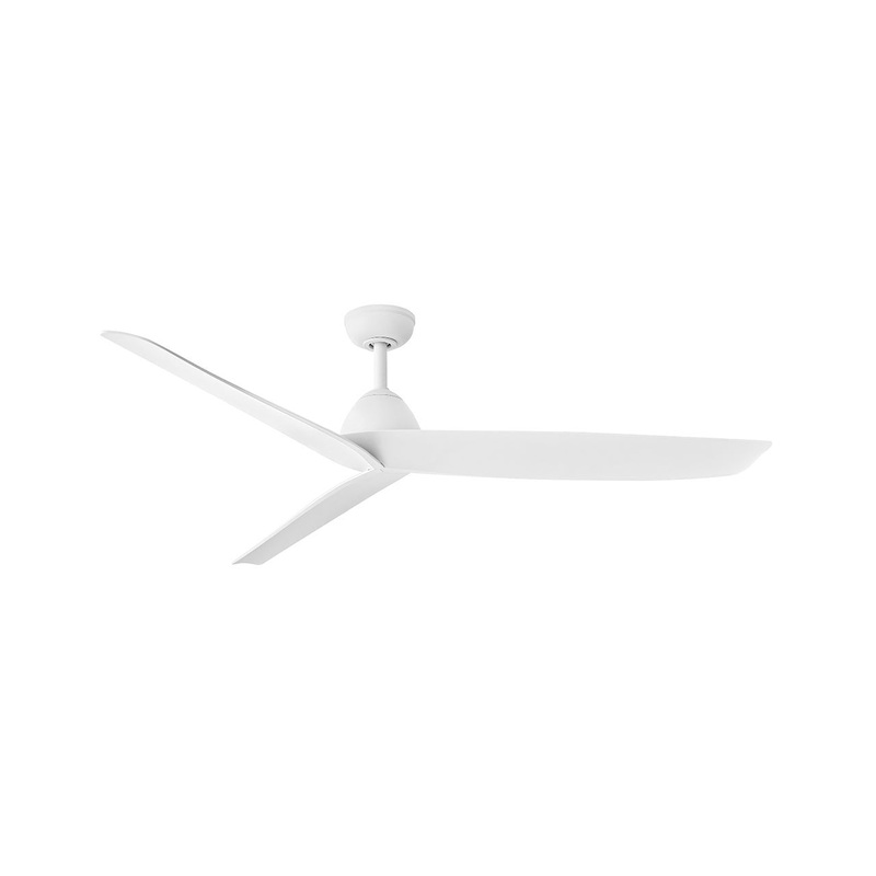 60″Ceiling Fan from the Liv Collection in Matte White Finish by Hinkley