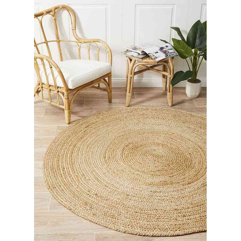 Atrium Polo Natural By Rug Culture – 200X200CM – ROUND