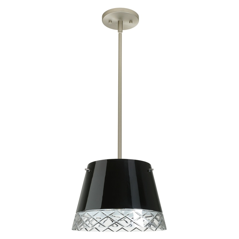 Besa 1TT-4393BC-LED-SN Amelia One Light Pendant Satin Nickel (Discontinued)
