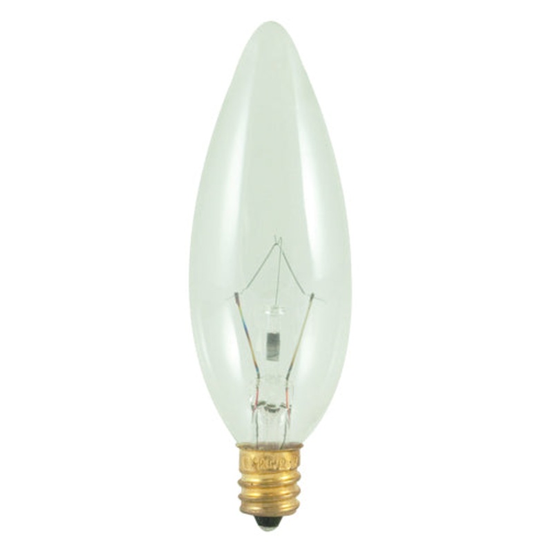 Bulbrite 400040 Torpedo Light Bulb Clear