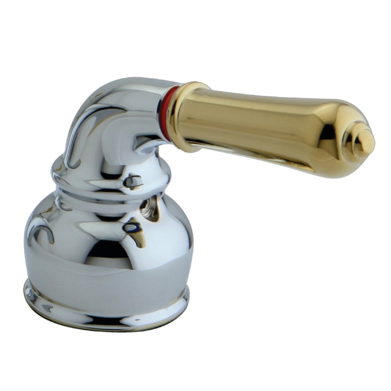 KSH2954H Hot Metal Lever Handle, Polished Chrome/Polished Brass