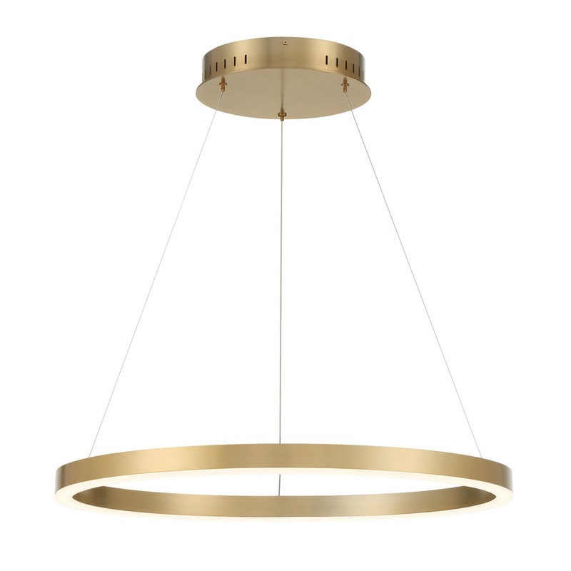 LED Chandelier from the Spunto Collection in Gold Finish by Eurofase