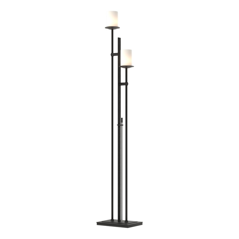 Rook Twin Floor Lamp Black