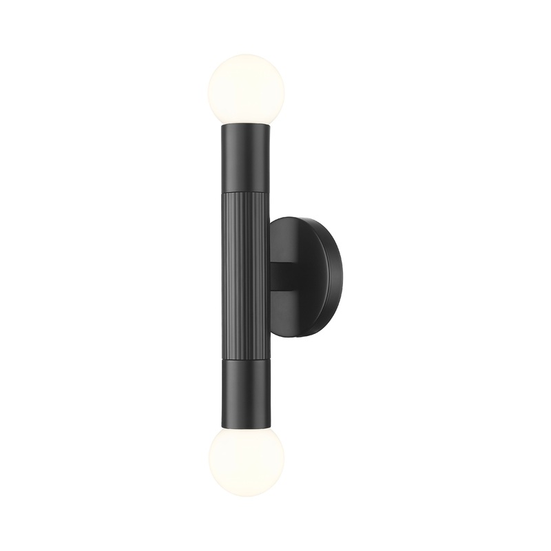 Stari 2-Light Wall Sconce Matte Black