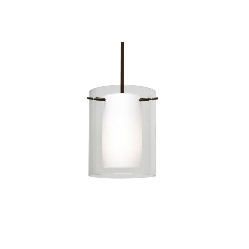 Besa 1TT-C00607-BR Pahu One Light Pendant Bronze