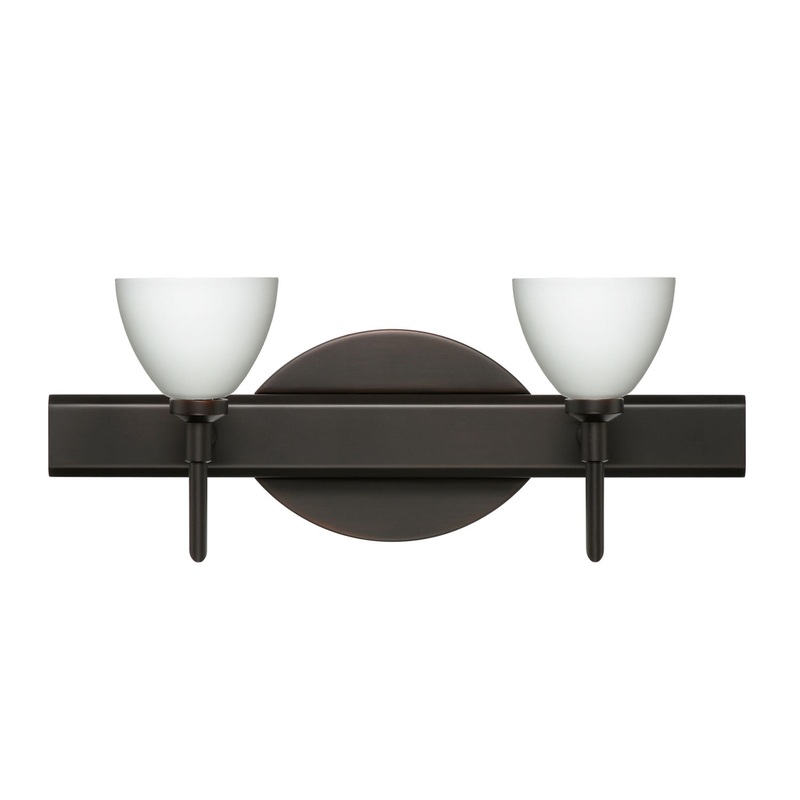 Besa 2SW-185807-BR Divi Two Light Wall Sconce Bronze