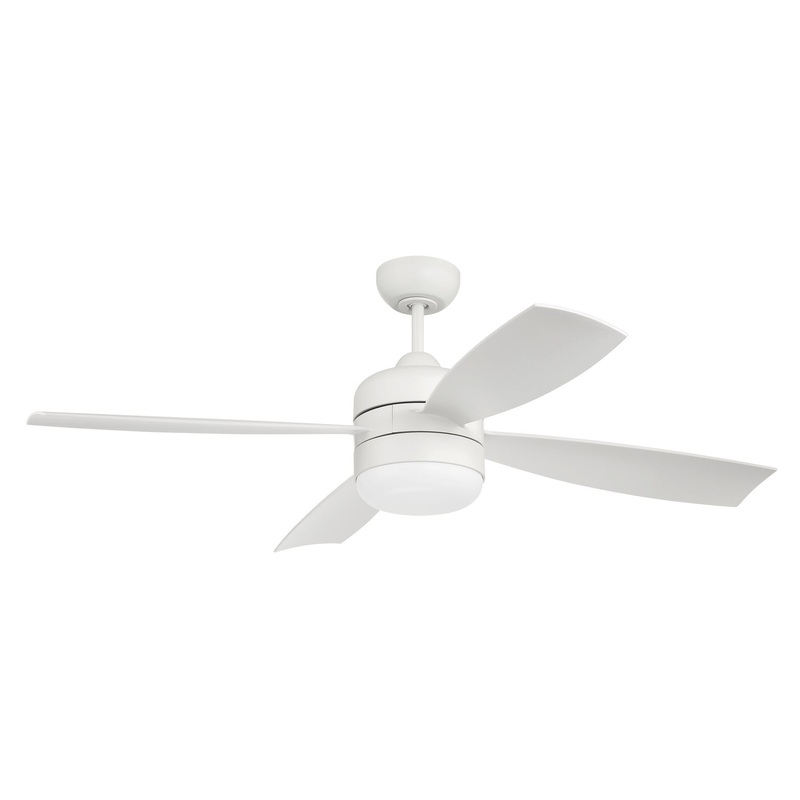 Craftmade SBN52W4 Sebastion 52″Ceiling Fan White