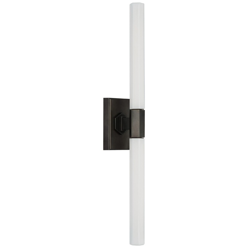 LED Bath Light from the Hawthorne Collection in Bronze Finish by Visual Comfort Signature